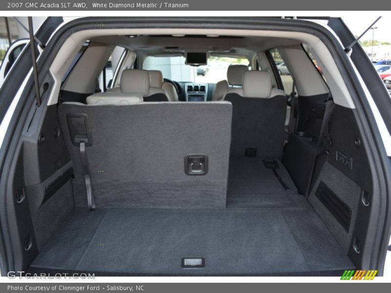 White Diamond Metallic / Titanium 2007 GMC Acadia SLT AWD
