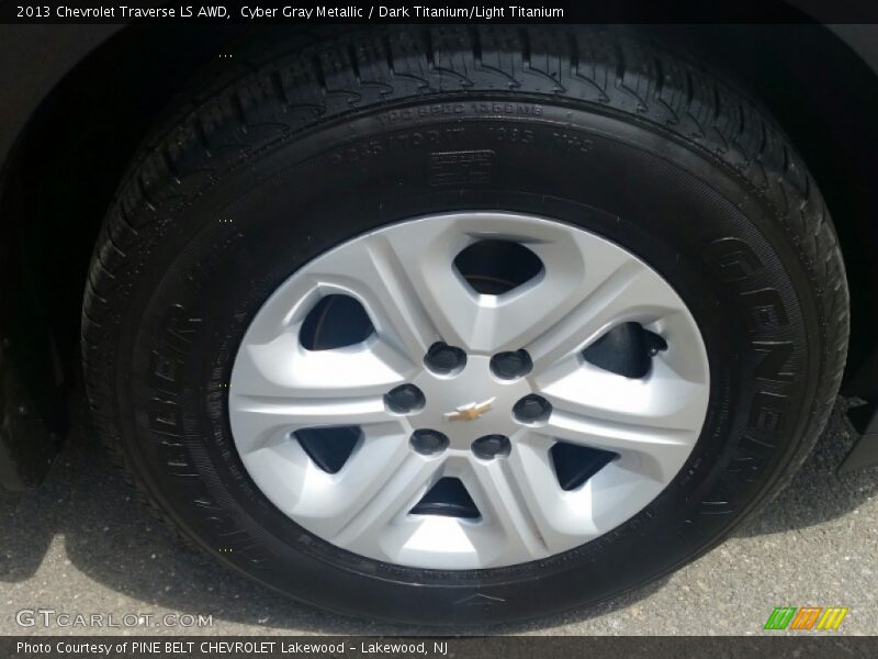 Cyber Gray Metallic / Dark Titanium/Light Titanium 2013 Chevrolet Traverse LS AWD
