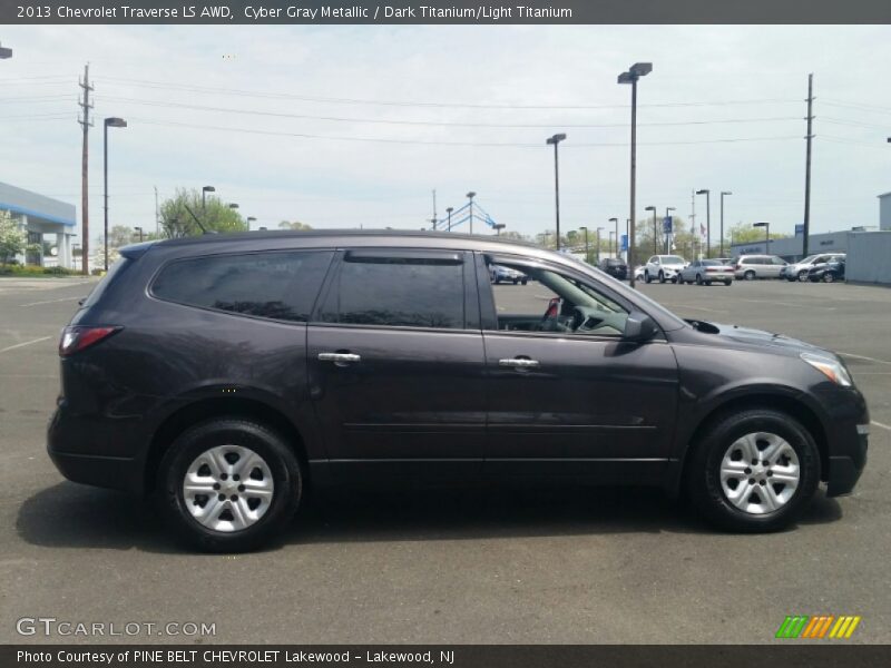 Cyber Gray Metallic / Dark Titanium/Light Titanium 2013 Chevrolet Traverse LS AWD
