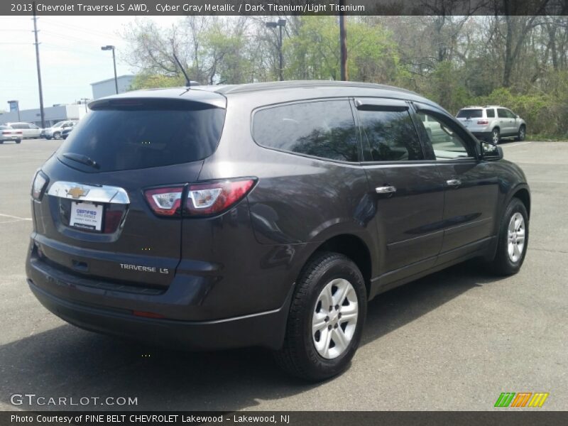 Cyber Gray Metallic / Dark Titanium/Light Titanium 2013 Chevrolet Traverse LS AWD