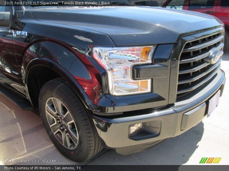 Tuxedo Black Metallic / Black 2015 Ford F150 XLT SuperCrew