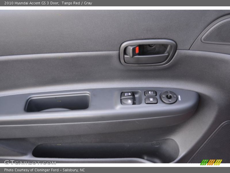 Tango Red / Gray 2010 Hyundai Accent GS 3 Door