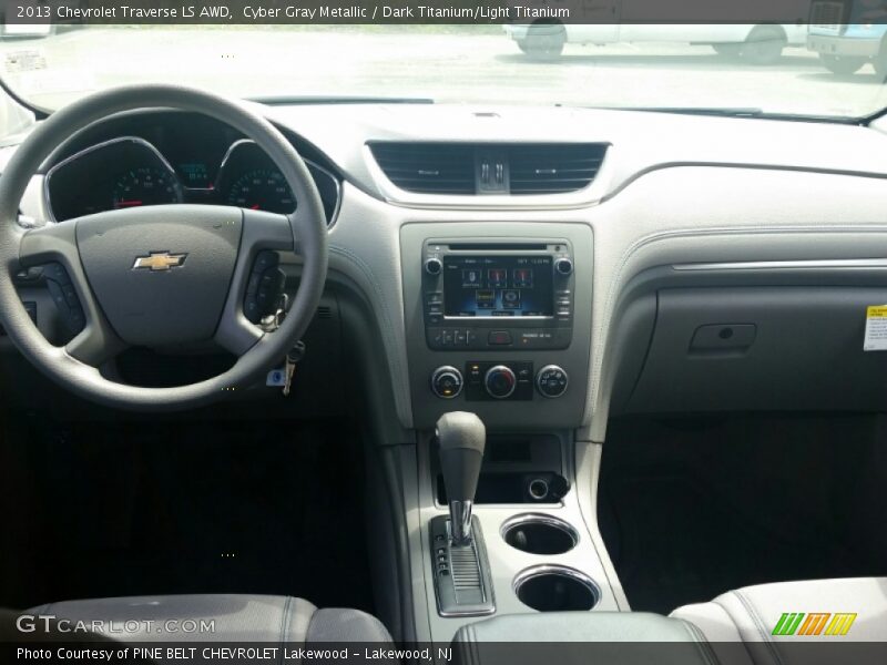 Cyber Gray Metallic / Dark Titanium/Light Titanium 2013 Chevrolet Traverse LS AWD