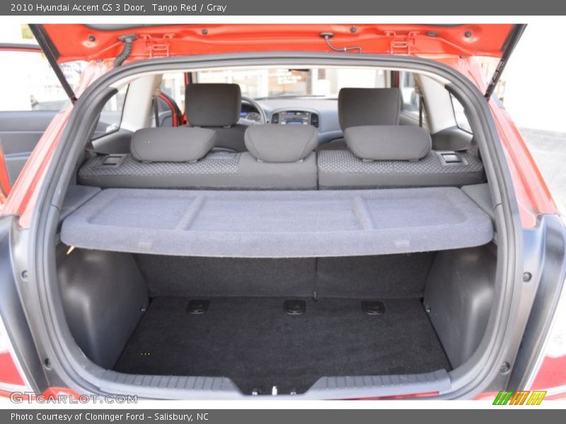 Tango Red / Gray 2010 Hyundai Accent GS 3 Door
