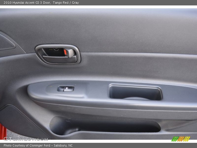 Tango Red / Gray 2010 Hyundai Accent GS 3 Door