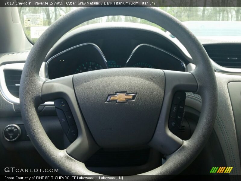 Cyber Gray Metallic / Dark Titanium/Light Titanium 2013 Chevrolet Traverse LS AWD