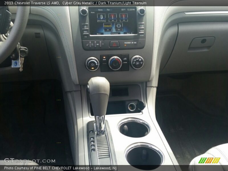 Cyber Gray Metallic / Dark Titanium/Light Titanium 2013 Chevrolet Traverse LS AWD