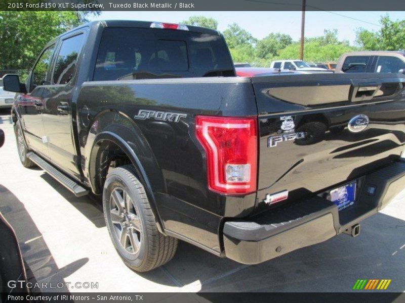 Tuxedo Black Metallic / Black 2015 Ford F150 XLT SuperCrew