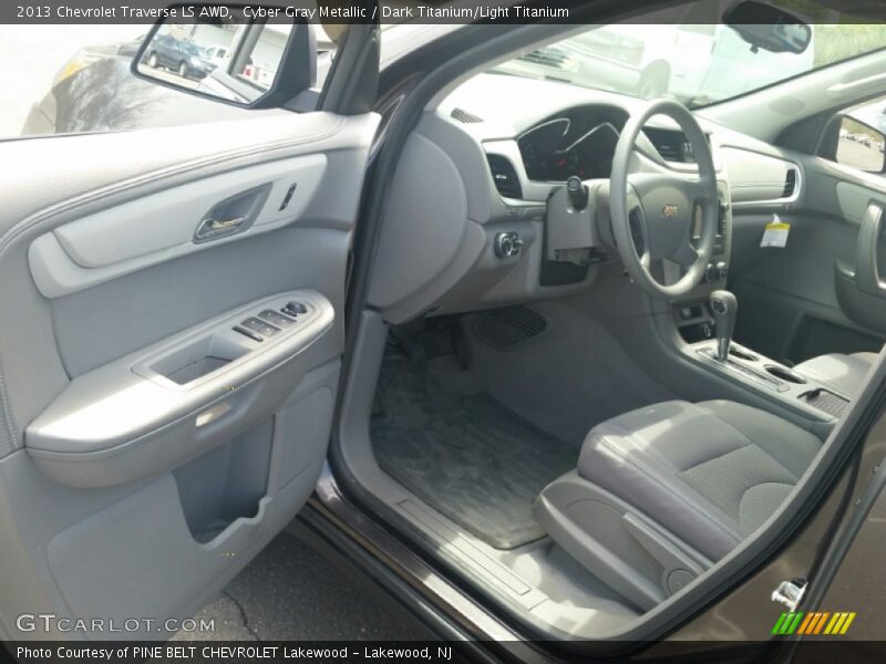 Cyber Gray Metallic / Dark Titanium/Light Titanium 2013 Chevrolet Traverse LS AWD