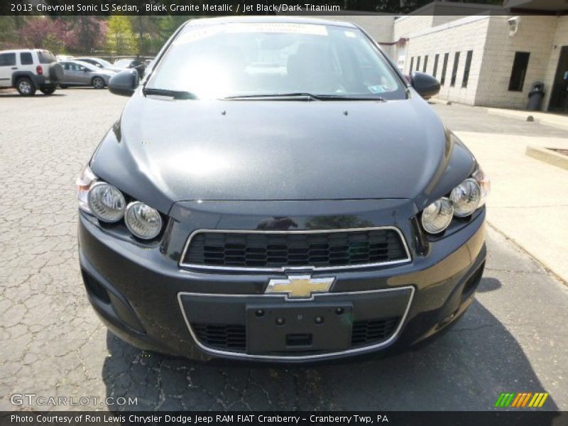 Black Granite Metallic / Jet Black/Dark Titanium 2013 Chevrolet Sonic LS Sedan
