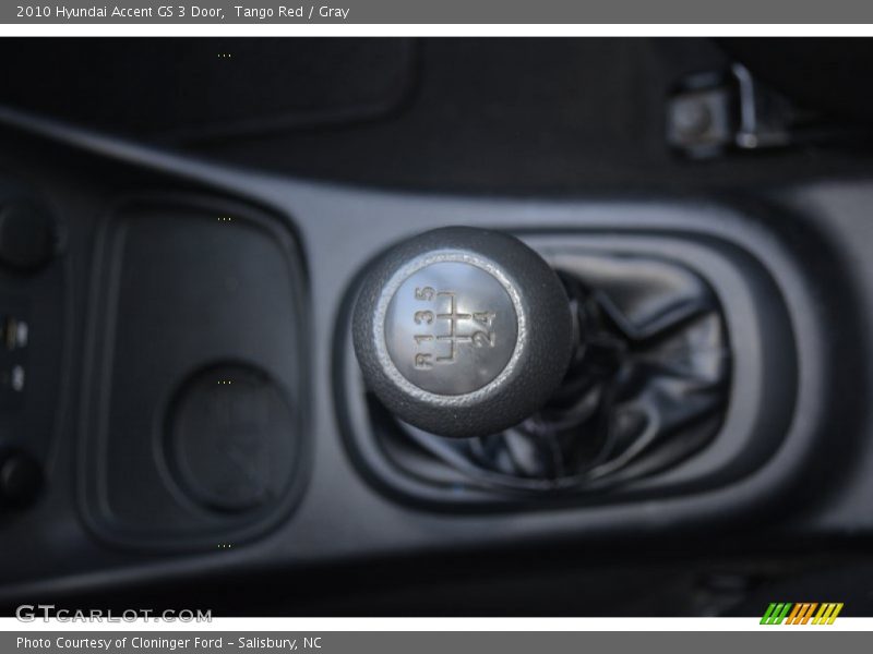 Tango Red / Gray 2010 Hyundai Accent GS 3 Door
