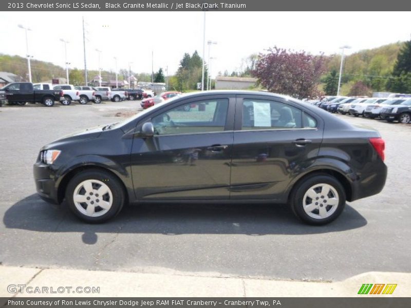 Black Granite Metallic / Jet Black/Dark Titanium 2013 Chevrolet Sonic LS Sedan
