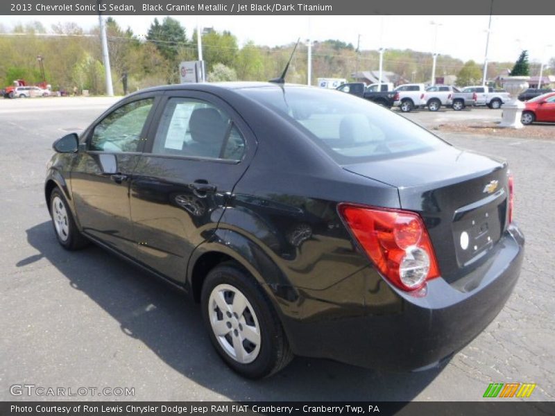 Black Granite Metallic / Jet Black/Dark Titanium 2013 Chevrolet Sonic LS Sedan