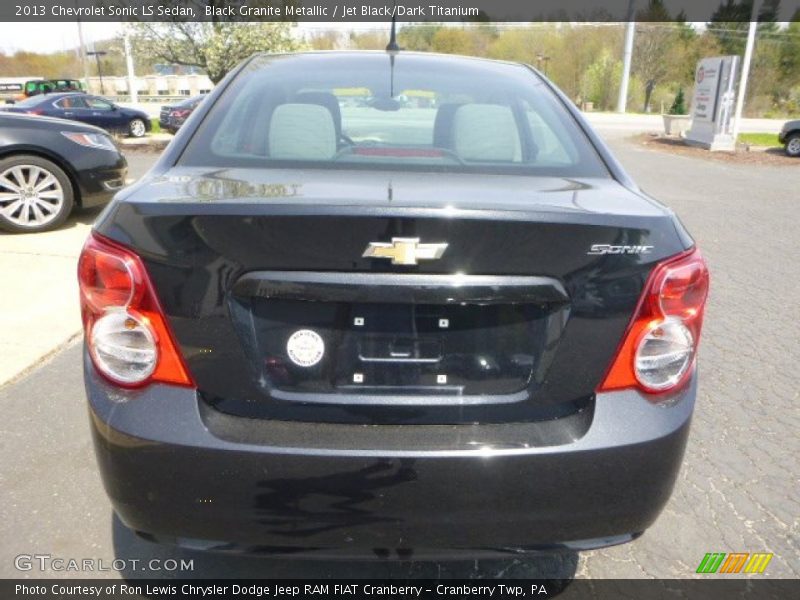Black Granite Metallic / Jet Black/Dark Titanium 2013 Chevrolet Sonic LS Sedan