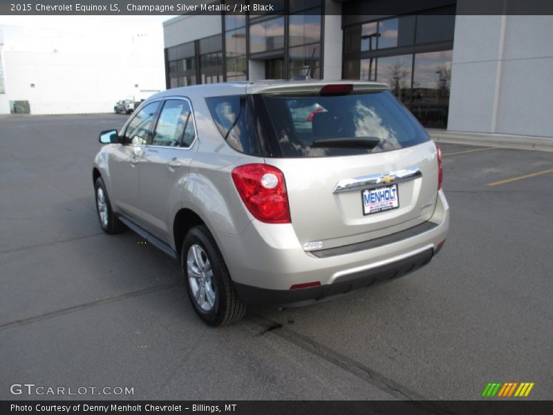 Champagne Silver Metallic / Jet Black 2015 Chevrolet Equinox LS