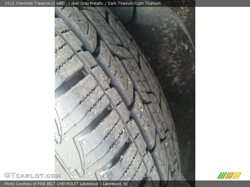 Cyber Gray Metallic / Dark Titanium/Light Titanium 2013 Chevrolet Traverse LS AWD