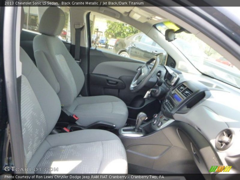 Black Granite Metallic / Jet Black/Dark Titanium 2013 Chevrolet Sonic LS Sedan