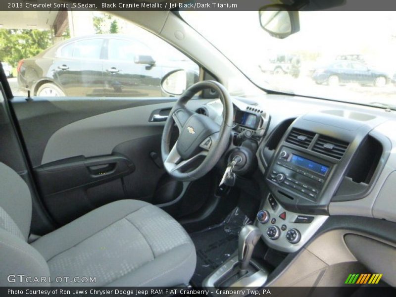 Black Granite Metallic / Jet Black/Dark Titanium 2013 Chevrolet Sonic LS Sedan