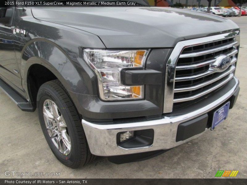 Magnetic Metallic / Medium Earth Gray 2015 Ford F150 XLT SuperCrew