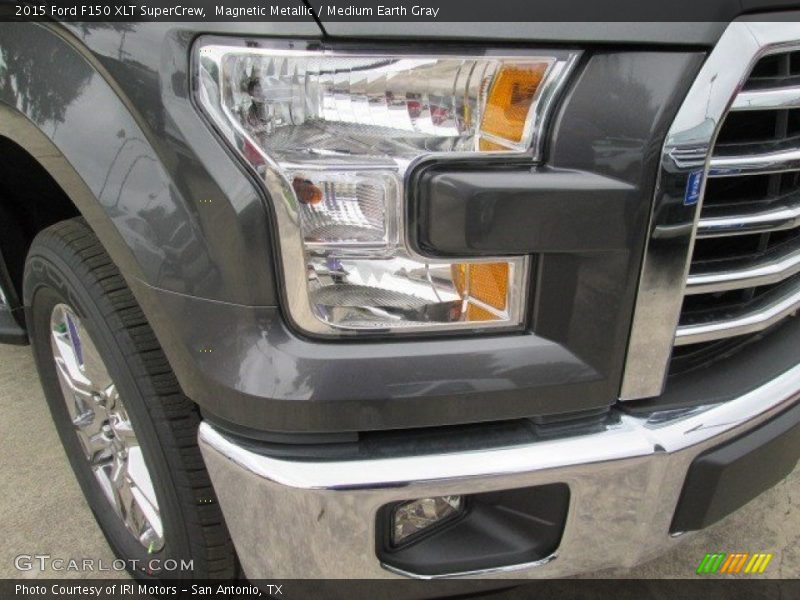 Magnetic Metallic / Medium Earth Gray 2015 Ford F150 XLT SuperCrew
