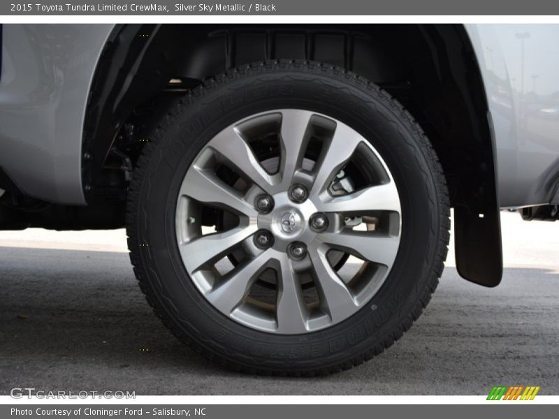Silver Sky Metallic / Black 2015 Toyota Tundra Limited CrewMax