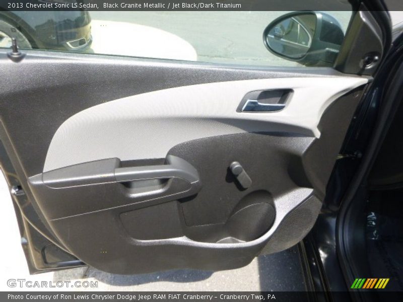 Black Granite Metallic / Jet Black/Dark Titanium 2013 Chevrolet Sonic LS Sedan