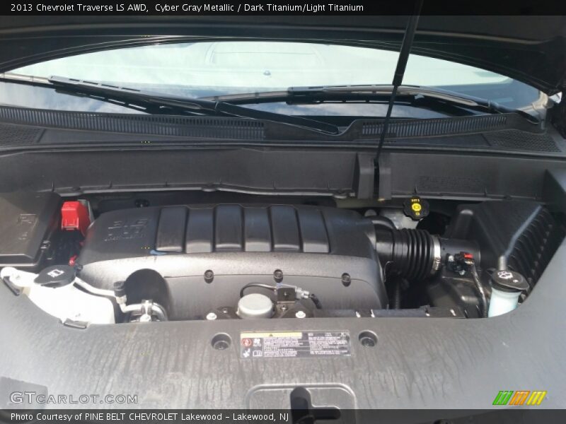 Cyber Gray Metallic / Dark Titanium/Light Titanium 2013 Chevrolet Traverse LS AWD