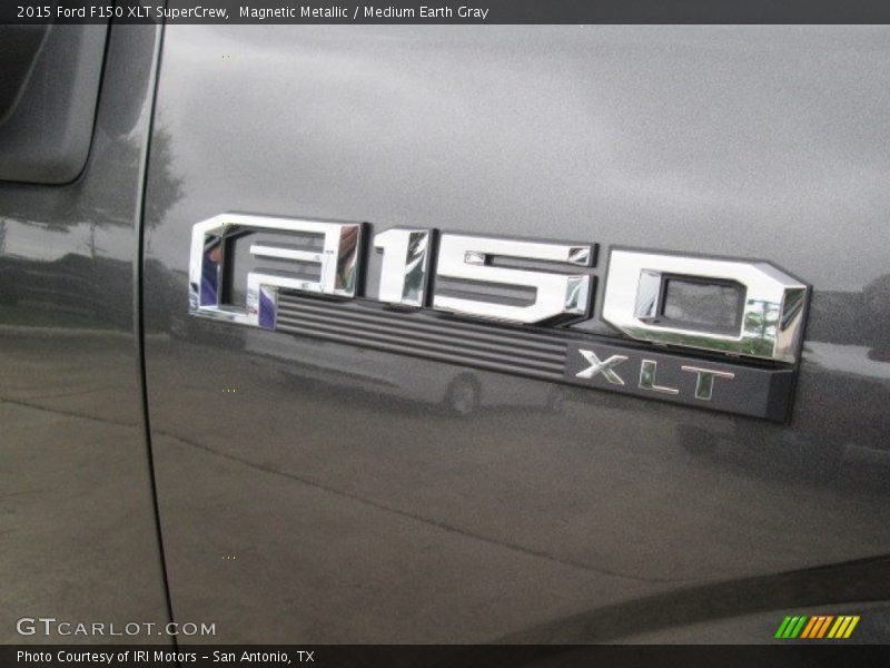 Magnetic Metallic / Medium Earth Gray 2015 Ford F150 XLT SuperCrew