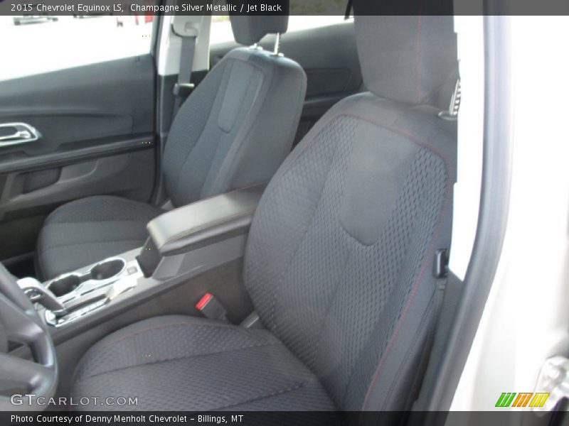 Champagne Silver Metallic / Jet Black 2015 Chevrolet Equinox LS
