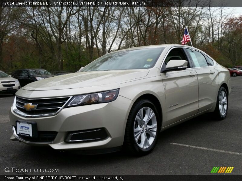 Champagne Silver Metallic / Jet Black/Dark Titanium 2014 Chevrolet Impala LT