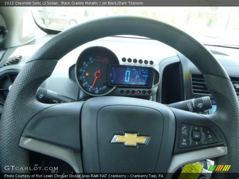 Black Granite Metallic / Jet Black/Dark Titanium 2013 Chevrolet Sonic LS Sedan