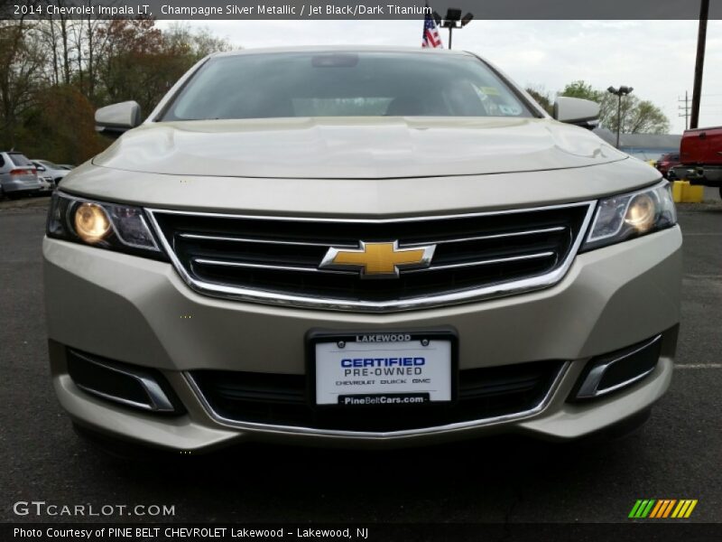 Champagne Silver Metallic / Jet Black/Dark Titanium 2014 Chevrolet Impala LT