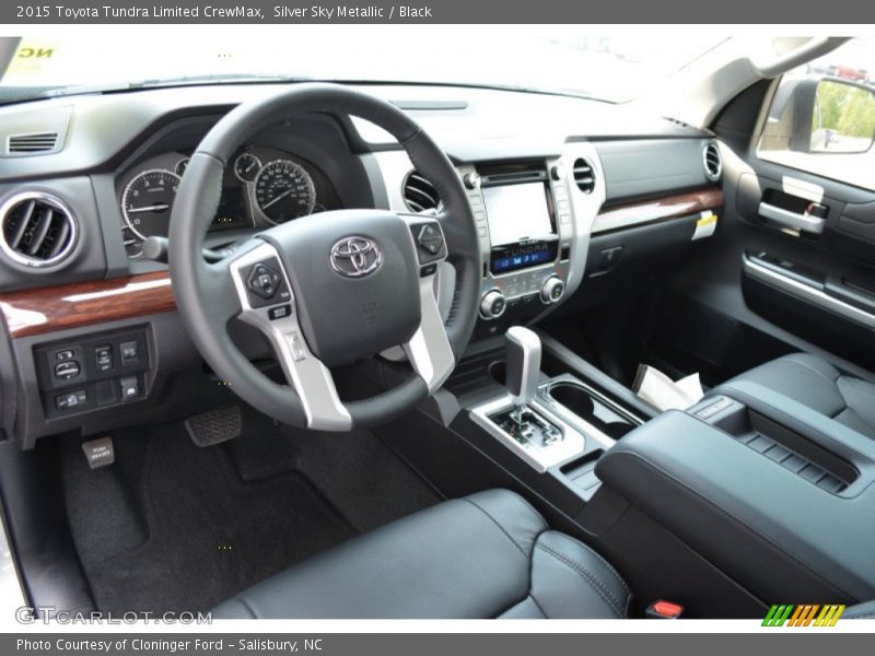 Silver Sky Metallic / Black 2015 Toyota Tundra Limited CrewMax