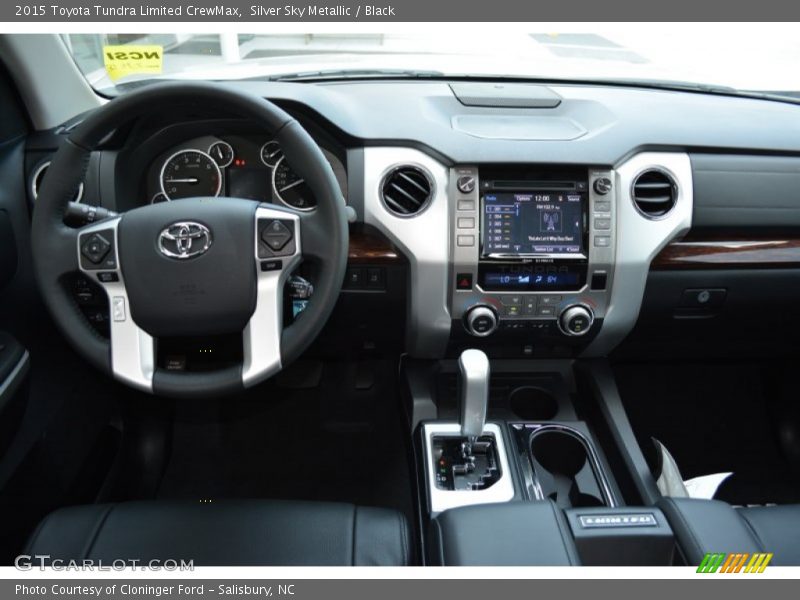 Silver Sky Metallic / Black 2015 Toyota Tundra Limited CrewMax