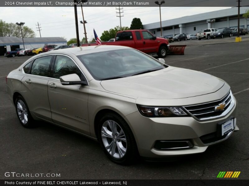 Champagne Silver Metallic / Jet Black/Dark Titanium 2014 Chevrolet Impala LT