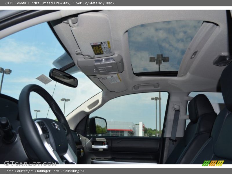 Silver Sky Metallic / Black 2015 Toyota Tundra Limited CrewMax