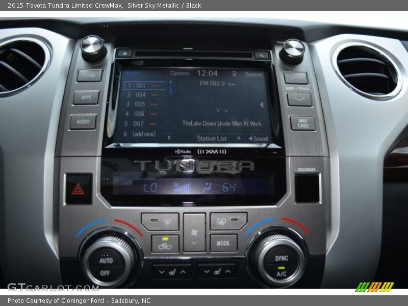 Silver Sky Metallic / Black 2015 Toyota Tundra Limited CrewMax