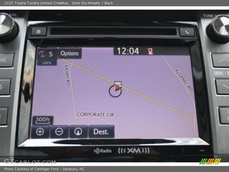 Silver Sky Metallic / Black 2015 Toyota Tundra Limited CrewMax