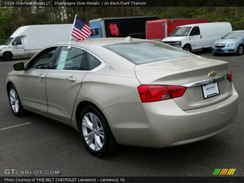 Champagne Silver Metallic / Jet Black/Dark Titanium 2014 Chevrolet Impala LT