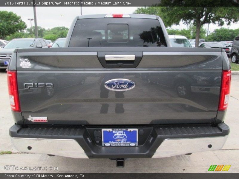 Magnetic Metallic / Medium Earth Gray 2015 Ford F150 XLT SuperCrew