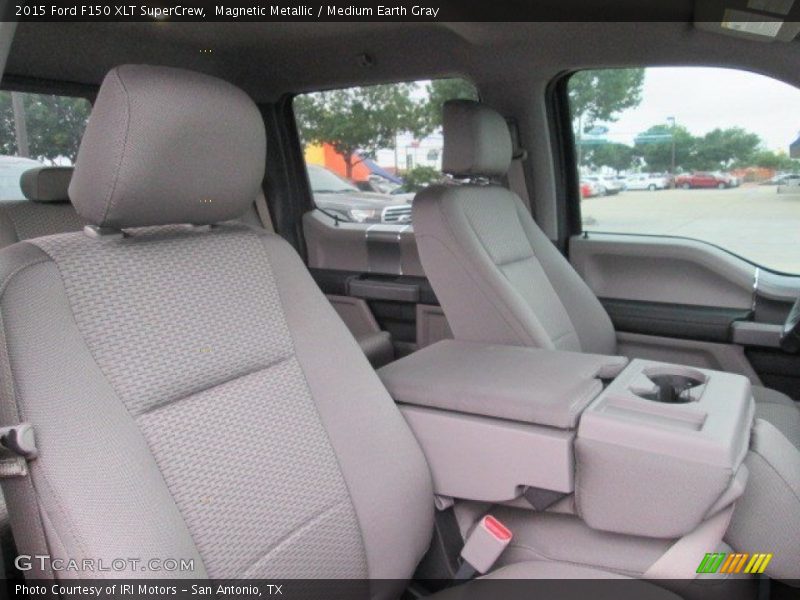 Magnetic Metallic / Medium Earth Gray 2015 Ford F150 XLT SuperCrew