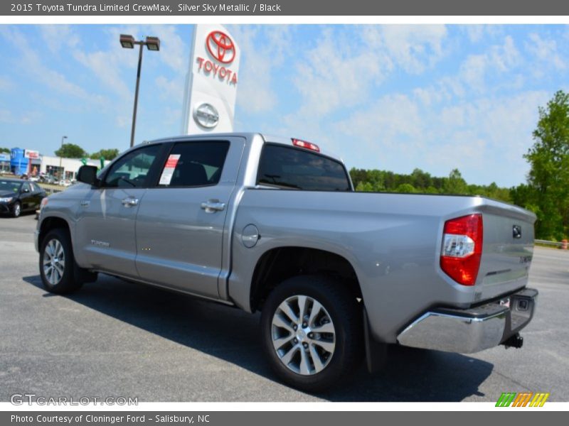 Silver Sky Metallic / Black 2015 Toyota Tundra Limited CrewMax