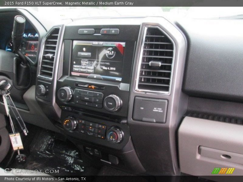 Magnetic Metallic / Medium Earth Gray 2015 Ford F150 XLT SuperCrew