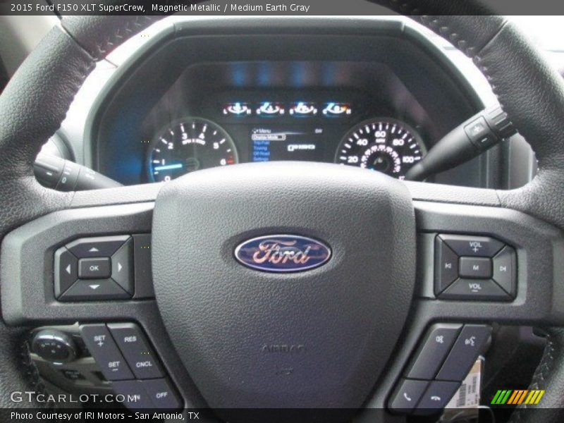 Magnetic Metallic / Medium Earth Gray 2015 Ford F150 XLT SuperCrew