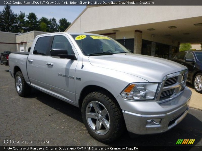 Front 3/4 View of 2012 Ram 1500 SLT Crew Cab 4x4