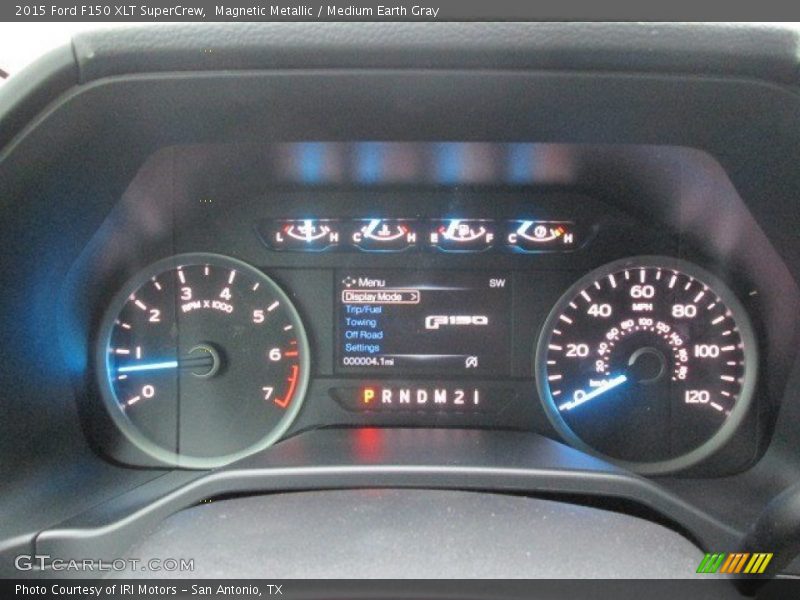 Magnetic Metallic / Medium Earth Gray 2015 Ford F150 XLT SuperCrew