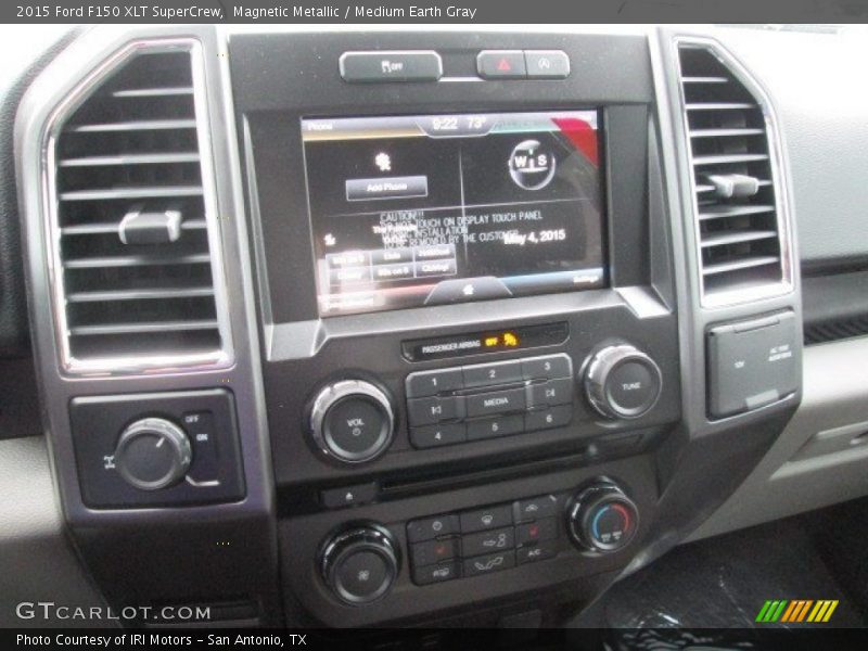 Magnetic Metallic / Medium Earth Gray 2015 Ford F150 XLT SuperCrew