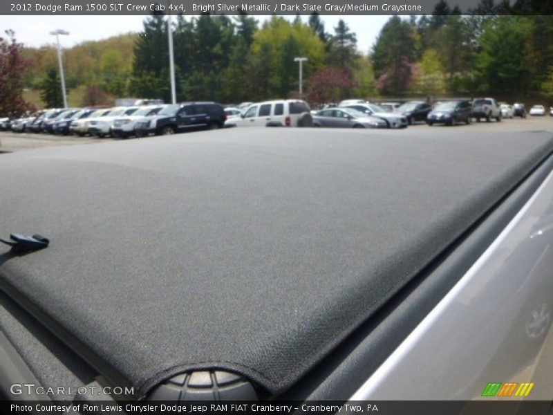 Bright Silver Metallic / Dark Slate Gray/Medium Graystone 2012 Dodge Ram 1500 SLT Crew Cab 4x4