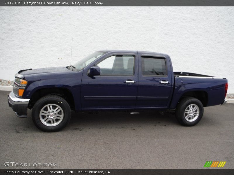 Navy Blue / Ebony 2012 GMC Canyon SLE Crew Cab 4x4