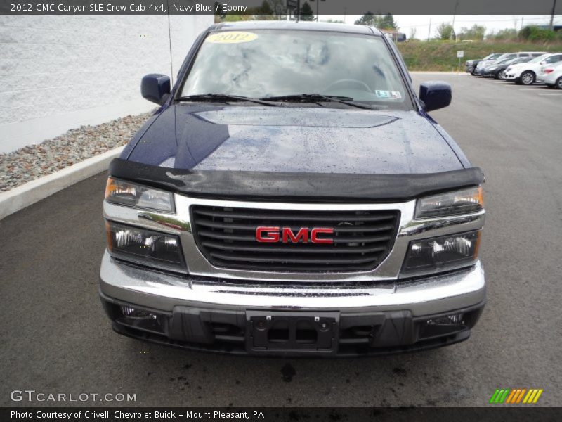 Navy Blue / Ebony 2012 GMC Canyon SLE Crew Cab 4x4